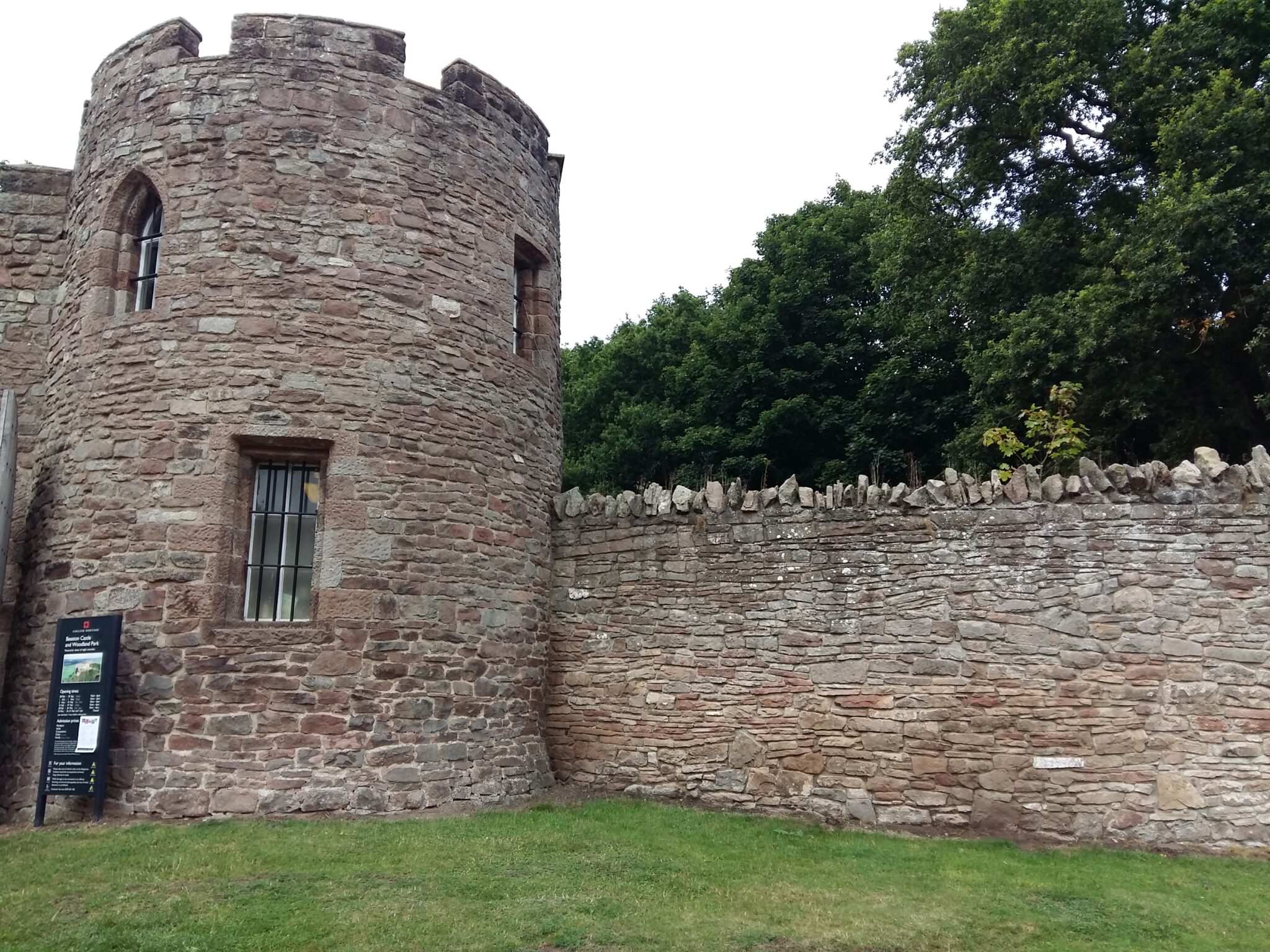 Entrance to Beeston Castle