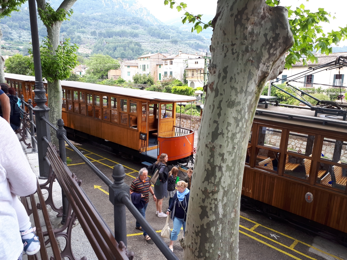Wooden tram to Port de Soller